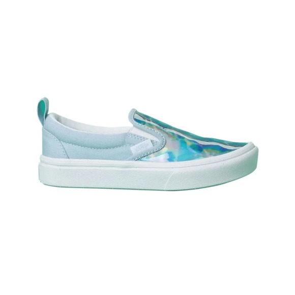 Vans Autism Acceptance ComfyCush Slip-On Blue Sneakers‎ Iridescent Toddler 7.5 - Picture 1 of 10